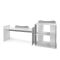 Patut modular multifunctional, Lorelli, 5 configurari diferite, 190 X 72 cm, Multi, White Stone Grey