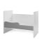 Patut modular multifunctional, Lorelli, 5 configurari diferite, 190 X 72 cm, Multi, White Stone Grey