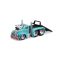 Transportator si masinuta, Maisto, Muscle Transports, 1953 MACK B-61 Flatbed si 1950 Ford Woody, 1:64