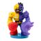 Set 2 figurine Akedo, Power Storm, Buster Splits Vs Sweatstain, S4