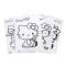 Set de colorat in trusa, Hello Kitty, 137 piese