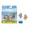 Set de joaca cu 2 figurine, Bluey, Ice Blocks, Bingo si Socks
