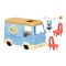 Set de joaca cu figurina, Bluey, Food Truck