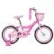 Bicicleta cu cos si roti ajutatoare, Barbie, 16 inch