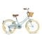 Bicicleta cu roti ajutatoare si cos, Rizz Jr, 20 inch, Gri