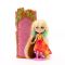 Set de joaca cu zana, Bright Fairy Friends, casuta si accesorii, 16 cm