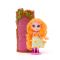 Set de joaca cu zana, Bright Fairy Friends, casuta si accesorii, 16 cm