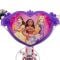 Bicicleta cu roti ajutatoare, Huffy, Disney Princess, 16 inch, Roz