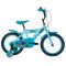 Bicicleta cu roti ajutatoare, Huffy, Disney Stitch, 16 inch, Blue
