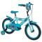 Bicicleta cu roti ajutatoare, Huffy, Disney Stitch, 16 inch, Blue