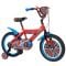 Bicicleta cu roti ajutatoare, Huffy, Marvel Spiderman, 16 inch, Rosu