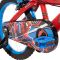 Bicicleta cu roti ajutatoare, Huffy, Marvel Spiderman, 16 inch, Rosu