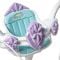 Bicicleta cu roti ajutatoare, Huffy, Disney Frozen, 16 inch, Blue