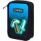 Penar cu 3 compartimente echipat, AstraBag Jumbo, Blue Pixel