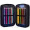 Penar cu 3 compartimente echipat, AstraBag Jumbo, Blue Pixel