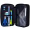 Penar cu 3 compartimente echipat, AstraBag Jumbo, Blue Pixel