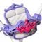 Bicicleta cu roti ajutatoare, Huffy, Disney Princess, 12 inch, Roz
