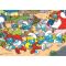 Puzzle Clementoni, Maxi, The Smurfs, 104 piese