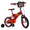 Bicicleta cu roti ajutatoare, Huffy, Disney Pixar Cars 95, 14 inch, Rosu
