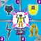 Set 2 figurine, Mr Beast Lab Hibrids, W2, Hyper Fusion, Lab-Bot Vs Gid Skeleton