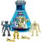 Set 2 figurine, Mr Beast Lab Hibrids, W2, Hyper Fusion, Lab-Bot Vs Gid Skeleton