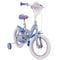 Bicicleta cu roti ajutatoare, Huffy, Disney Frozen, 14 inch, Blue