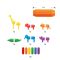Joc magnetic, Smart Max, Primele mele animale de safari, 18 piese