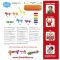 Joc magnetic, Smart Max, Primele mele animale de safari, 18 piese