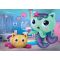 Puzzle Gabbys Dollhouse, Clementoni, 3 x 48 piese