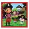 Puzzle Clementoni, Gabbys Dollhouse, 3 x 48 piese