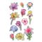 Abtibilduri 3D, Avenir, Natural Creation, Flori, 12 bucati