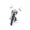 Motocicleta metalica, Maisto, Harley-Davidson, 2006 FXDBI Dyna Street Bob, 1:12