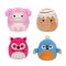 Set 4 jucarii de plus, Squishmallows, Micromallows