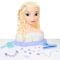 Manechin de coafat cu accesorii, Styling Head, Papusa Elsa Frozen, 18 piese