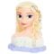 Manechin de coafat cu accesorii, Styling Head, Papusa Elsa Frozen, 18 piese