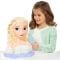 Manechin de coafat cu accesorii, Styling Head, Papusa Elsa Frozen, 18 piese
