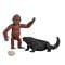 Figurina articulata cu accesoriu, Monsterverse, Suko with Titanus Doug, 15 cm