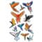 Abtibilduri 3D, Avenir, Natural Creation, Pop Out, Pasari, 12 bucati