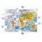 Puzzle Mimorello, Harta Lumii, 168 piese