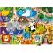 Puzzle fosforescent, Mimorello, Zoo, 120 piese