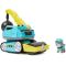 Set vehicul de constructie si figurina, Rubble & Crew, Motor, 20150802