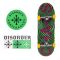Mini placa skateboard Tech Deck, Disorder Team, 20142046