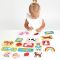 Puzzle educativ, Banana Panda, Primele Cuvinte, 18 piese