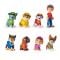 Set 8 figurine, Paw Patrol, Jungle Pups