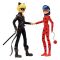 Set 2 papusi Miraculous, Ladybug, Zag Heroez, Buburuza si Cat Noir, 30 cm