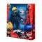 Set 2 papusi Miraculous, Ladybug, Zag Heroez, Buburuza si Cat Noir, 30 cm