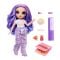 Papusa Rainbow High Junior, Pj Party, Violet Willow, 503705EUC