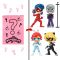 Figurina surpriza, Miraculous, Magic Heroez Chibi, Shake Surprise