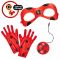 Set masca cu manusi si accesori, Miraculous, Ladybug Dress Up