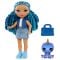 Papusa Rainbow High, Littles Sapphire Bradshaw, Blue, 531197EUC